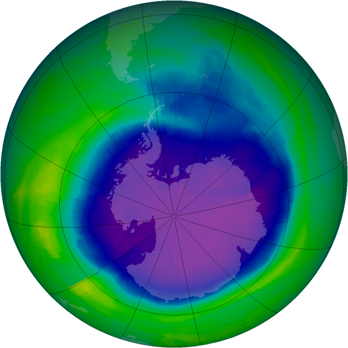 Ozone Map 2001-09-30